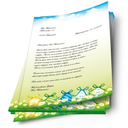 Motif Letter Paper! EASTER GARDEN 250 sheets DIN A4