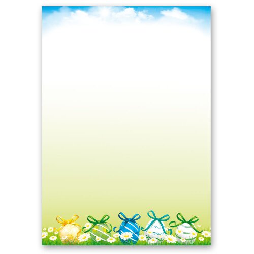 Motif Letter Paper! EASTER GARDEN 100 sheets DIN A5 Easter, Easter paper, Paper-Media