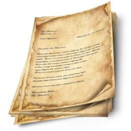 Motif Letter Paper! ANTIQUE 20 sheets DIN A4