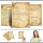 20 fogli di carta da lettera decorati Antico & Storia ANTICO DIN A4 - Paper-Media