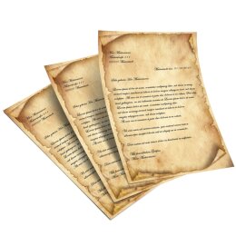 Briefpapier ANTIK - DIN A5 Format 100 Blatt