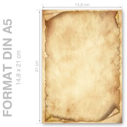 Motif Letter Paper! ANTIQUE 250 sheets DIN A5
