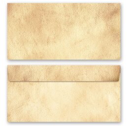 10 patterned envelopes ANTIQUE in standard DIN long...