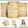 10 patterned envelopes ANTIQUE in standard DIN long format (windowless)