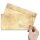50 patterned envelopes ANTIQUE in standard DIN long format (windowless)