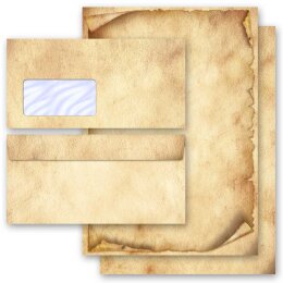 Motiv-Briefpapier Set ANTIK - 40-tlg. DL (mit Fenster)
