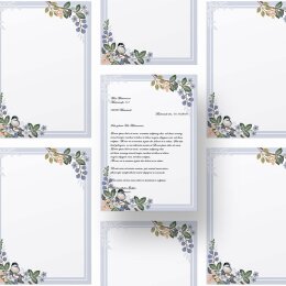 Motif Letter Paper! SPRING BRANCHES  20 sheets DIN A4