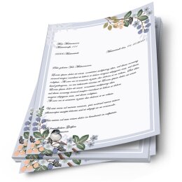Briefpapier FRÜHLINGSZWEIGE - DIN A4 Format 100 Blatt