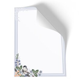 Cancelleria-Motif RAMI DI PRIMAVERA | Stagioni - Primavera | Di alta qualità cancelleria DIN A5 - 50 fogli | 90 g/m ² | Stampato su un lato | Ordine online! | Paper-Media