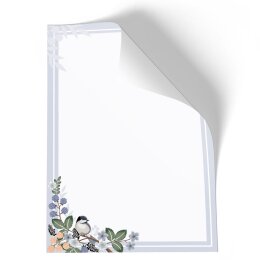 Briefpapier - Motiv FRÜHLINGSZWEIGE | Jahreszeiten - Frühling | Hochwertiges DIN A6 Briefpapier - 100 Blatt | 90 g/m² | einseitig bedruckt | Online bestellen!