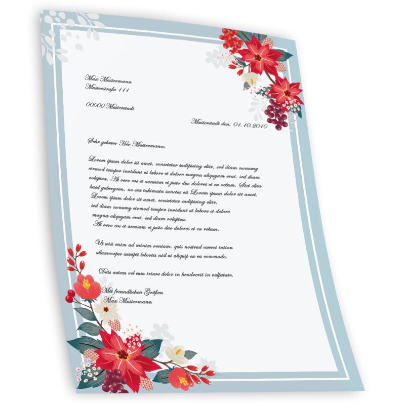Herbstmotiv | Briefpapier Jahreszeiten - Herbst HERBSTZWEIGE | Paper-