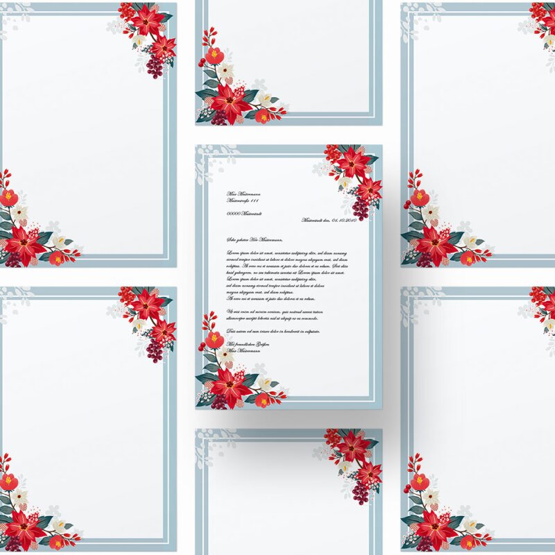 Herbstmotiv | Briefpapier Jahreszeiten - Herbst HERBSTZWEIGE | Paper-