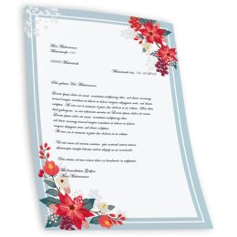Motif Letter Paper! AUTUMN BRANCHES Autumn motif