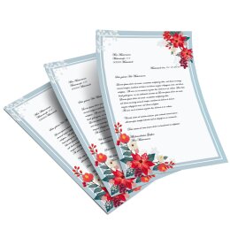 Motif Letter Paper! AUTUMN BRANCHES 50 sheets DIN A5