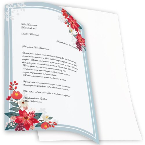 Motif Letter Paper-Sets AUTUMN BRANCHES Autumn motif