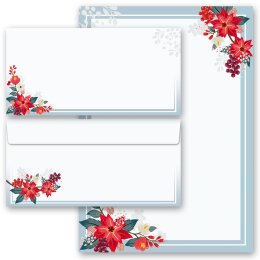 100-pc. Complete Motif Letter Paper-Set AUTUMN BRANCHES