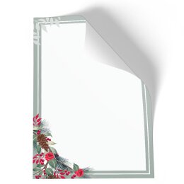 Briefpapier WINTERZWEIGE - DIN A4 Format 250 Blatt