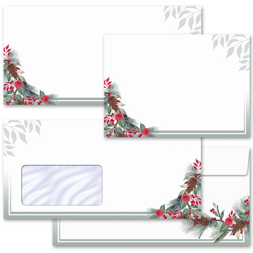 High-quality envelopes WINTER BRANCHES