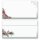 10 patterned envelopes WINTER BRANCHES in standard DIN long format (windowless)
