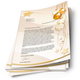 Briefpapier FROHE FESTTAGE - DIN A4 Format 250 Blatt