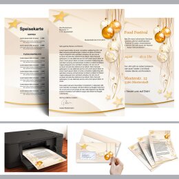 Motif Letter Paper! HAPPY HOLIDAYS 250 sheets DIN A4