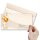 50 patterned envelopes HAPPY HOLIDAYS in standard DIN long format (windowless)