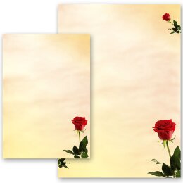 Motif Letter Paper! BACCARA ROSES Flowers & Petals,...
