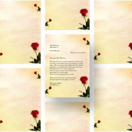 Briefpapier BACCARA ROSEN - DIN A4 Format 50 Blatt