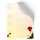 Papeterie-motif ROSES DE BACCARA | Fleurs & Pétales, Amour & Mariage | Papeterie de haute qualité DIN A4 - 50 feuilles | 90 g/m ² | Imprimé dun côté | commander en ligne! | Paper-Media