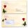 Enveloppes Fleurs & Pétales, Amour & Mariage, ROSES DE BACCARA 10 enveloppes (sans fenêtre) - DIN LANG (220x110 mm) | Auto-adhésif | Commander en ligne! | Paper-Media
