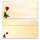 50 sobres estampados LAS ROSAS DEL BACARÁ - Formato: DIN LANG (sin ventana) Flores & Pétalos, Amor & Boda, Motivo de flores, Paper-Media