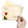 ROSES DE BACCARA Briefumschläge Motif rose CLASSIC 10 enveloppes, DIN C6 (162x114 mm), C6-8205-10