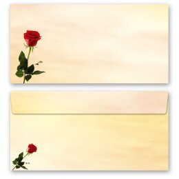 BACCARA ROSA Briefpapier Sets Motivo rosa CLASSIC 20 pezzi Set completo, DIN A4 & DIN LANG Set., SOC-8205-20