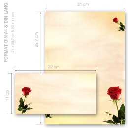 200 pezzi Set completo BACCARA ROSA