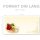 BOUQUET DE FLEURS Briefumschläge Motif de fleurs CLASSIC 10 enveloppes (sans fenêtre), DIN LANG (220x110 mm), DLOF-4001-10