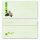 FLOWERS GREETINGS Briefpapier Sets Stationery with envelope CLASSIC 40-pc. Complete set, DIN A4 & DIN LONG Set., SOC-8247-40