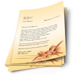 Motif Letter Paper! FLOWER PETALS 250 sheets DIN A5