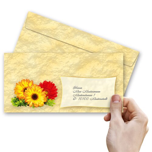Motif envelopes! GERBERA