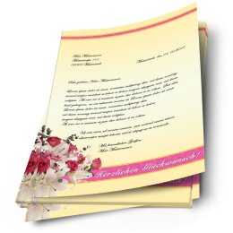 Carta da lettera decorati CONGRATULAZIONI