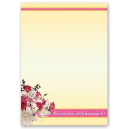 100-pc. Complete Motif Letter Paper-Set CONGRATULATIONS