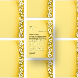 Motif Letter Paper! CHAMOMILE 50 sheets DIN A5