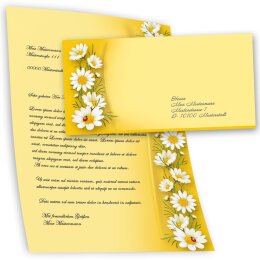 Papier à lettres et enveloppes Sets CAMOMILLE