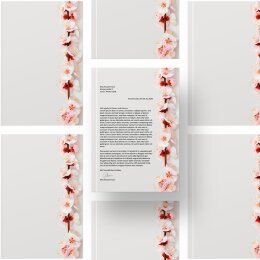 Briefpapier KIRSCHBLÜTEN - DIN A5 Format 100 Blatt