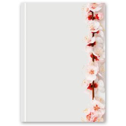 Motif Letter Paper! CHERRY BLOSSOMS 100 sheets DIN A6 Flowers & Petals, Flowers motif, Paper-Media