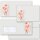 10 patterned envelopes CHERRY BLOSSOMS in standard DIN long format (windowless)