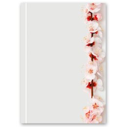 Stationery-Sets Flowers & Petals, CHERRY BLOSSOMS 20-pc. Complete set - DIN A4 & DIN LONG Set. | Order online! | Paper-Media
