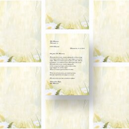 Briefpapier MARGERITEN DIN A5 Format 250 Blatt Briefpapier