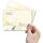 25 patterned envelopes DAISIES in C6 format (windowless)