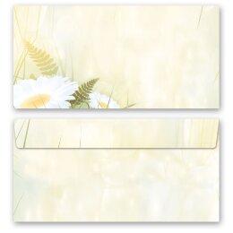MARGERITEN Briefpapier Sets Blumenmotiv CLASSIC Briefpapier Set, 100 tlg., DIN A4 & DIN LANG im Set., SOC-8330-100