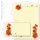 100-pc. Complete Motif Letter Paper-Set POPPY